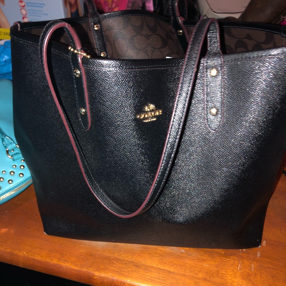 Reversible Coach Tote